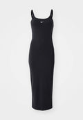 Nike Sportswear SPORTSWEAR CHILL KNIT - Jersey dress - black/sail