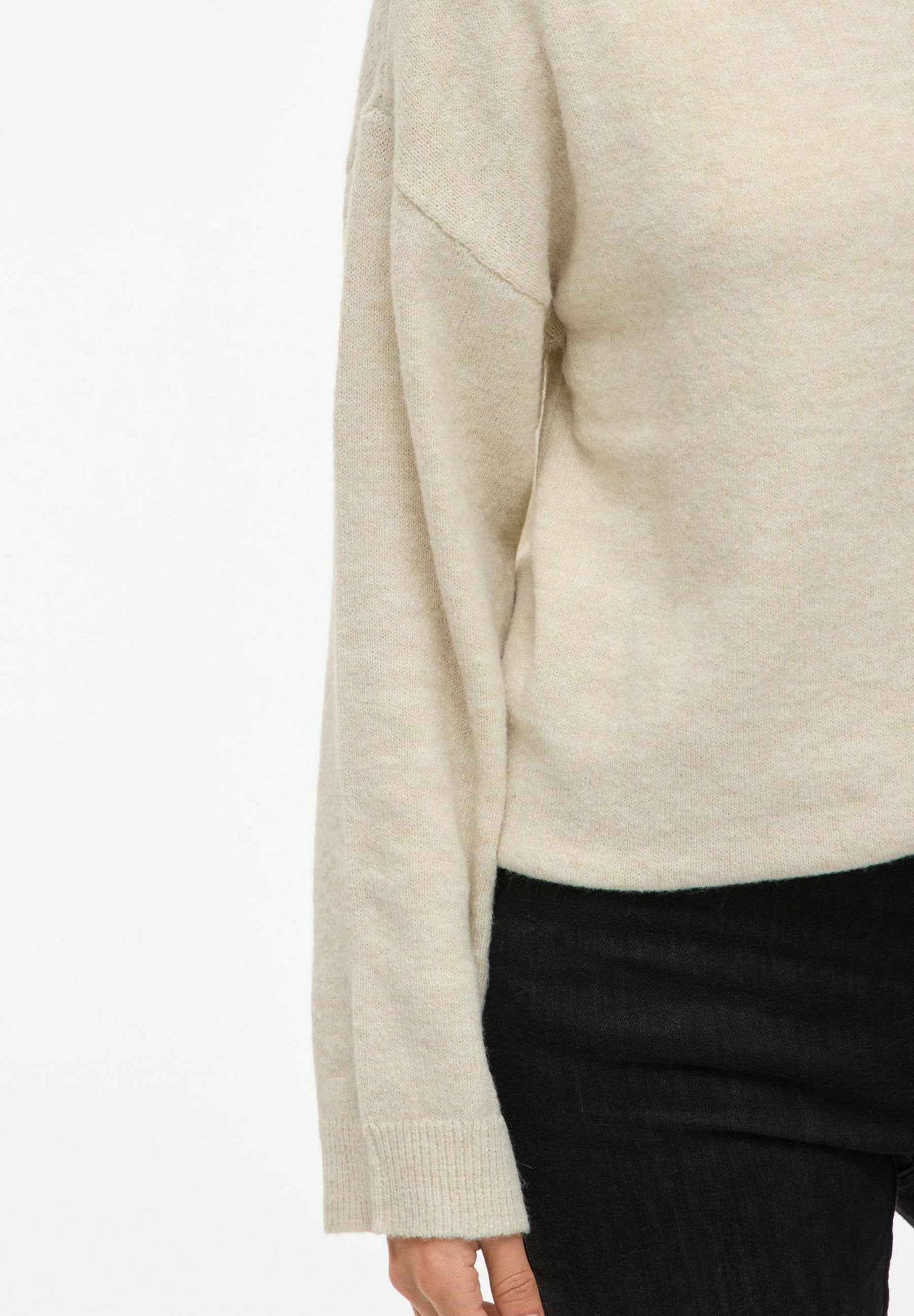 VILA VILIGA L/S O-NECK KNIT TOP - NOOS