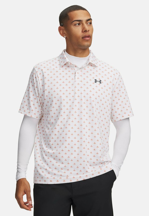 Under Armour MATCHPLAY PRINTED - Polo shirt - white