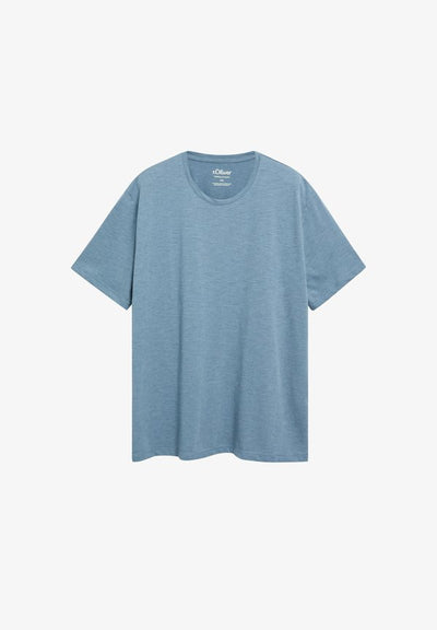 s.Oliver T-SHIRT - Basic T-shirt - himmelblau