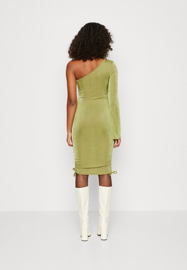 IN THE STYLE ONE SHOULDER MINI DRESS