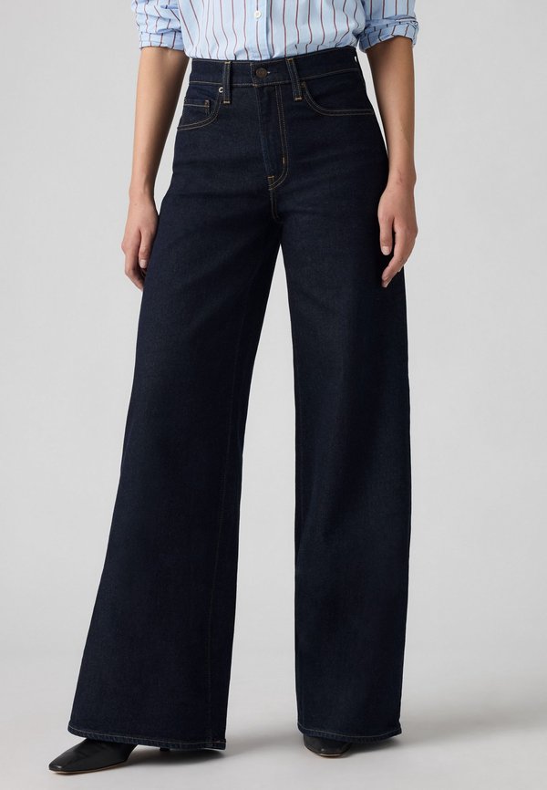 Levi's® 728® HIGH RISE WIDE LEG - Wide Leg - retro rinse lb