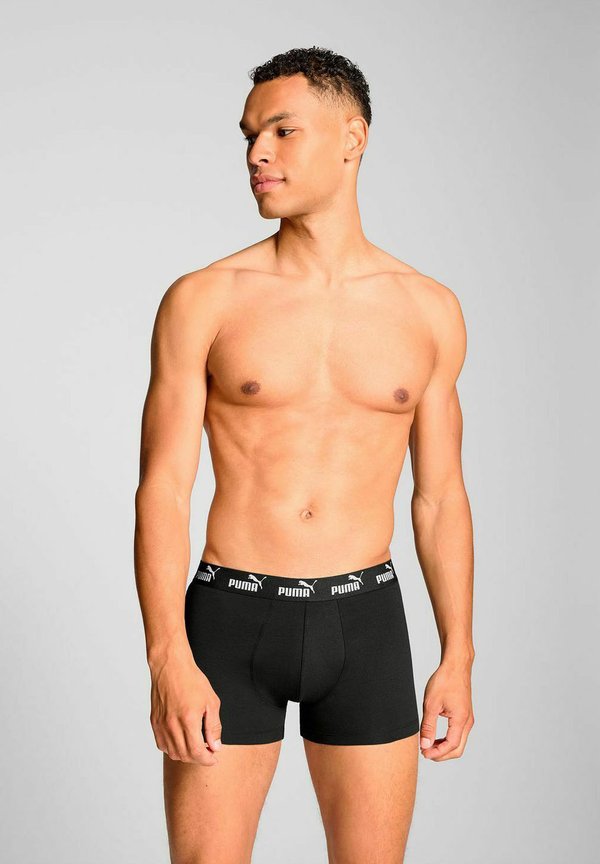 Puma EVERYDAY 4ER PACK - Trunks - black   black