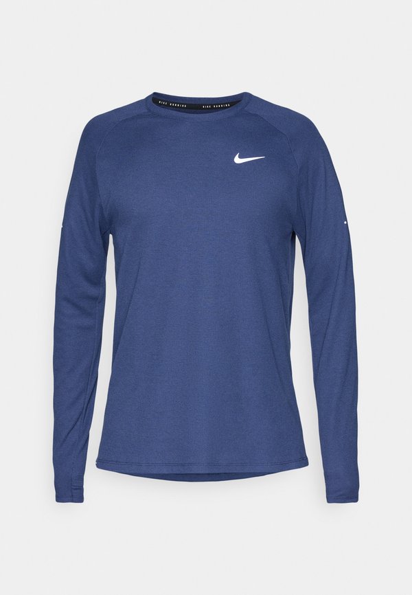 Nike Performance Long sleeved top - midnight navy/reflective silver-coloured