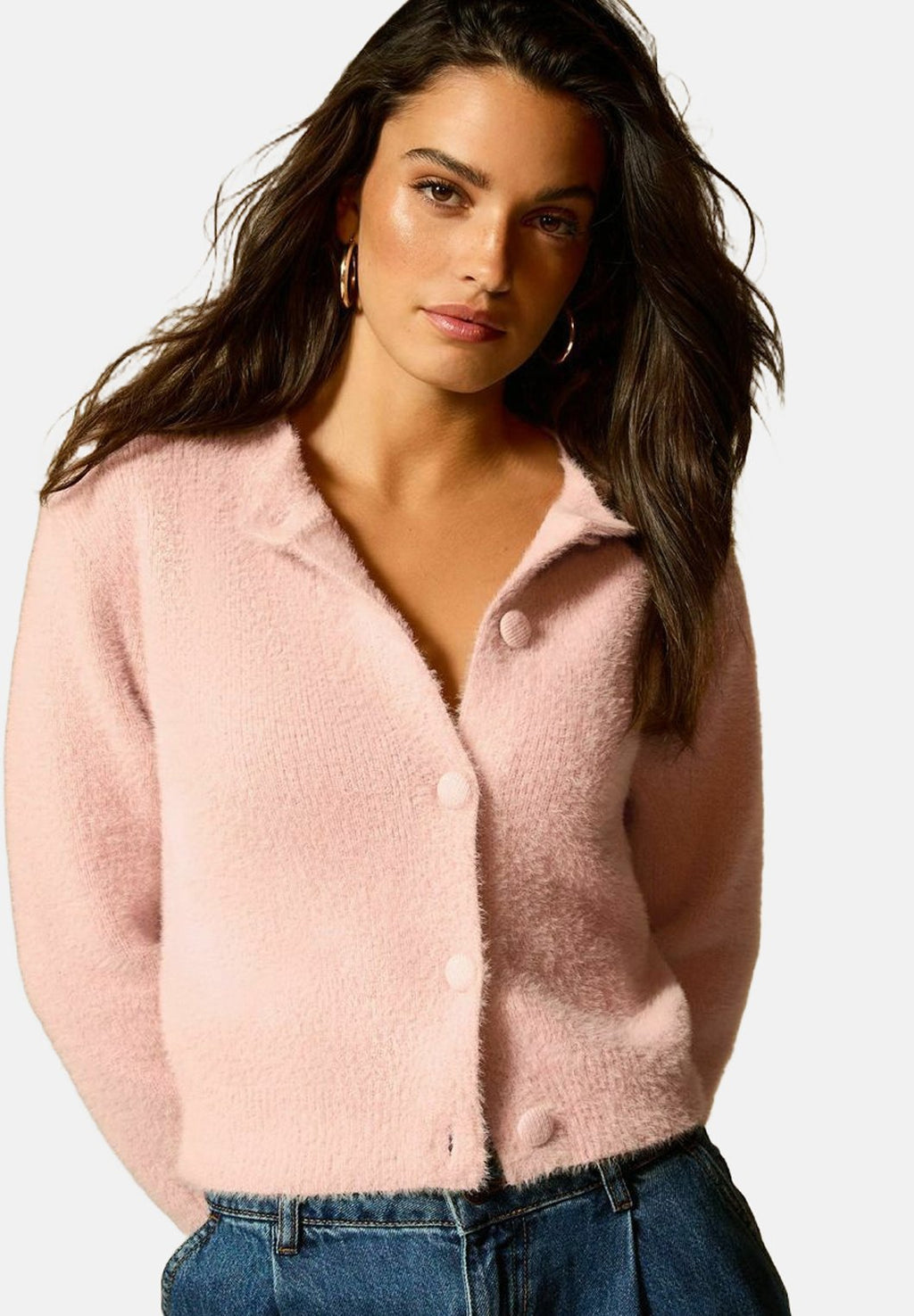 New Look FLUFFY TEXTURE CREW NECK