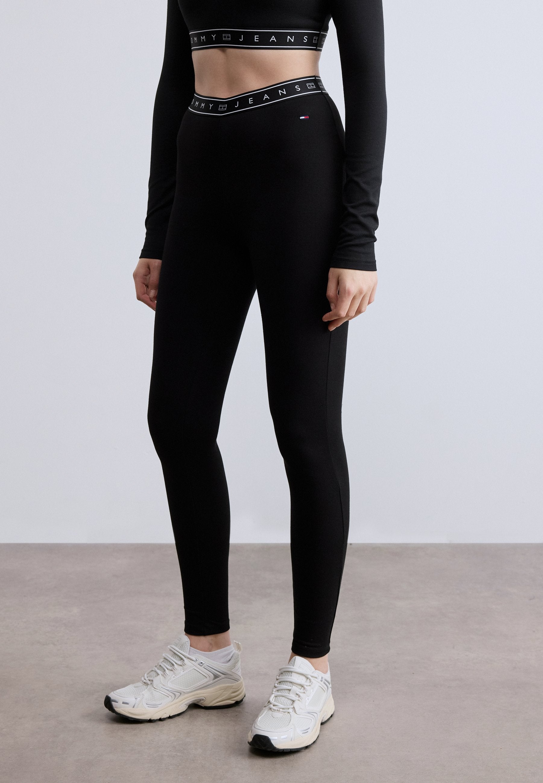 Tommy Jeans LOGO TAPE SLIM FULL LENGTH LEGGINGS