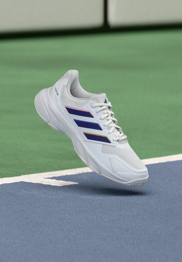 adidas Performance COURTJAM CONTROL 3 - Multicourt tennis shoes - footwear white/collegiate purple