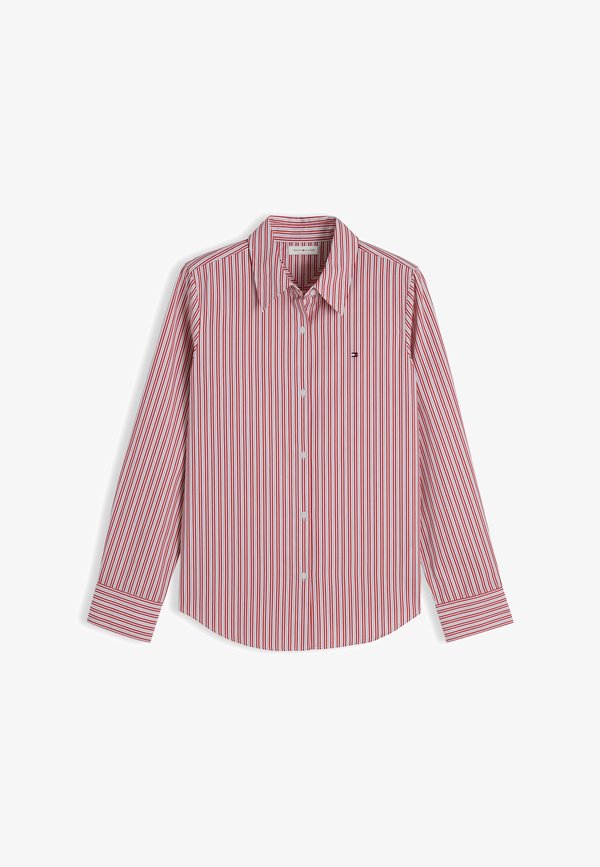 Tommy Hilfiger POPLIN REGULAR SHIRT - CORE SHIRTING - Button-down blouse - red