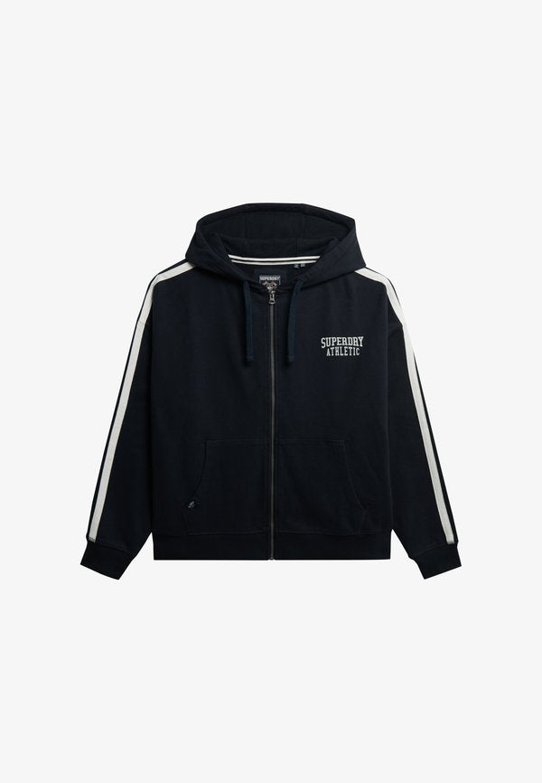 Superdry & Co ATHLETIC ESSENTIALS - Zip-up sweatshirt - eclipse navy