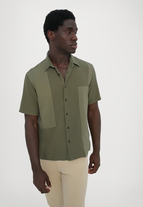 rag & bone DALTON PATCHWORK SHIRT