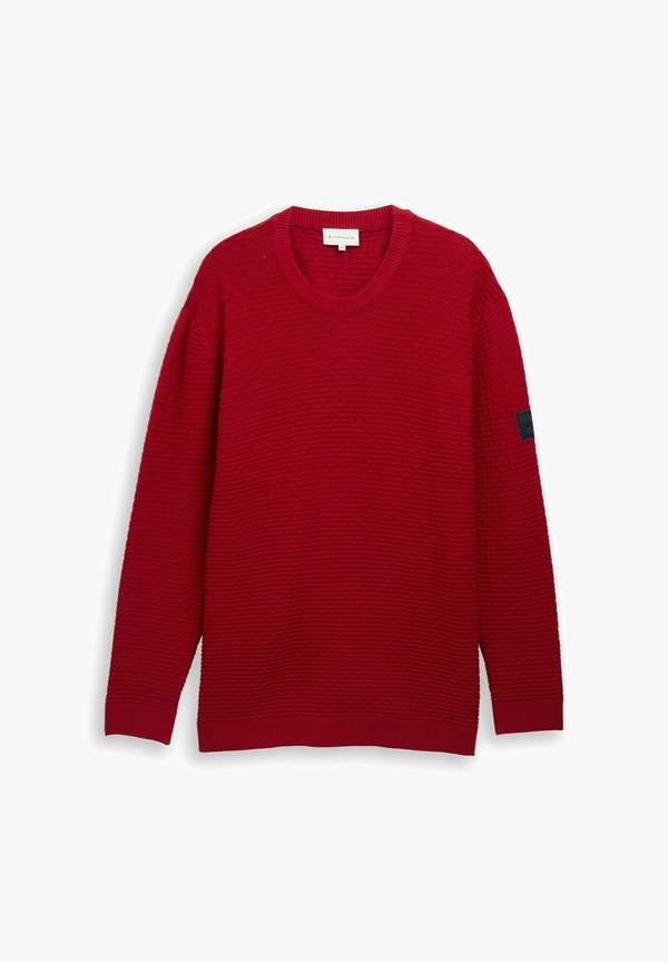 TOM TAILOR PLUS SIZE MIT RUNDHALSAUSSCHNITT - Jumper - coach red