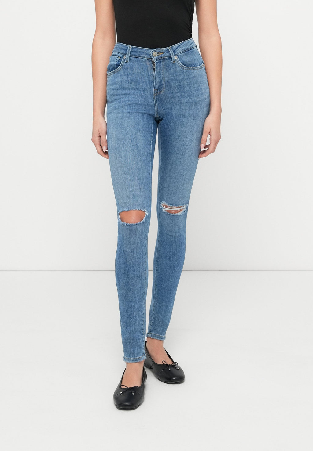 Skinny fit ONLPOWER Mid waist Ankle length Media 3