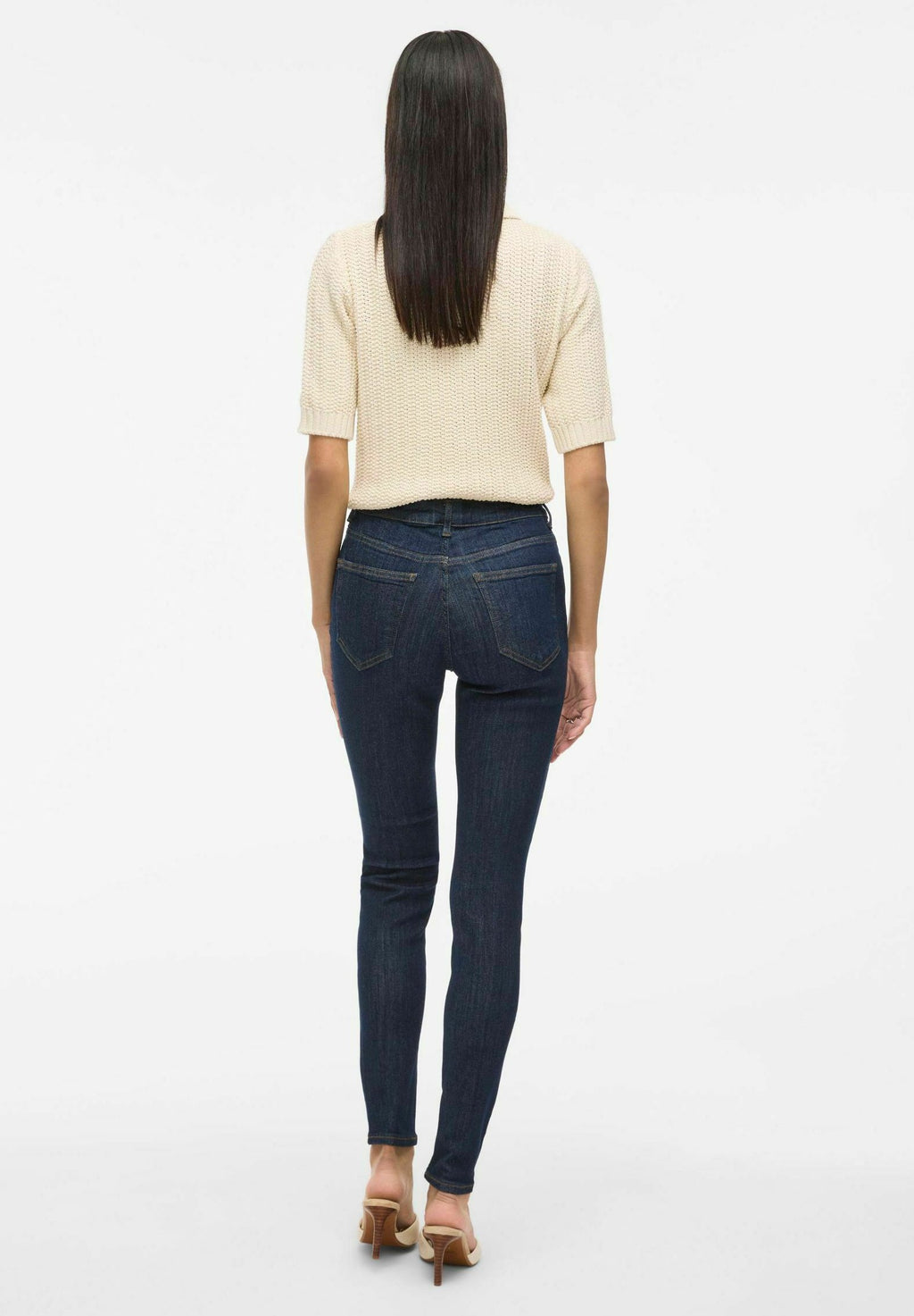 VILA Skinny fit VISARAH Mid-waist