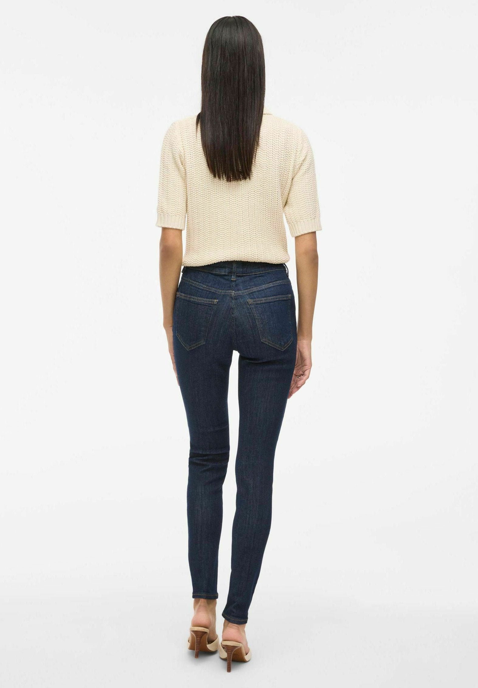 VILA Skinny fit VISARAH Mid-waist