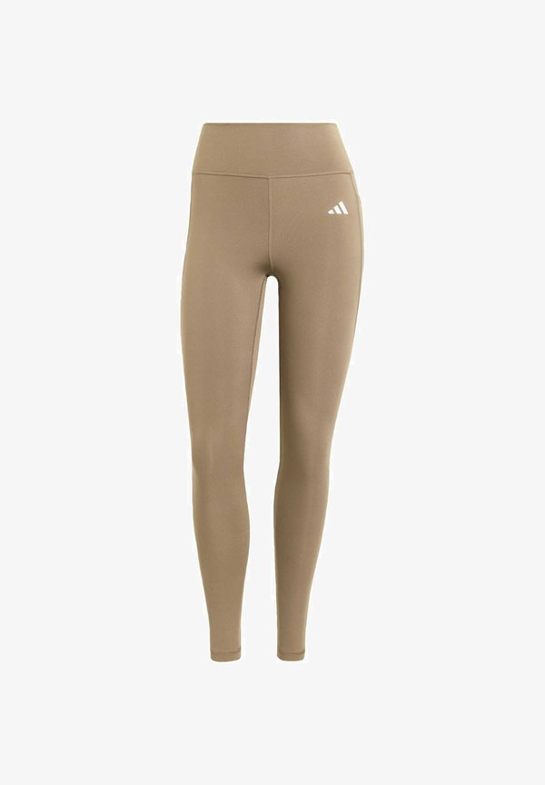 adidas Performance ADIDAS OPTIME ESSENTIALS STASH POCKET FULL LENGTH LEGGINGS - Leggings - khaki six