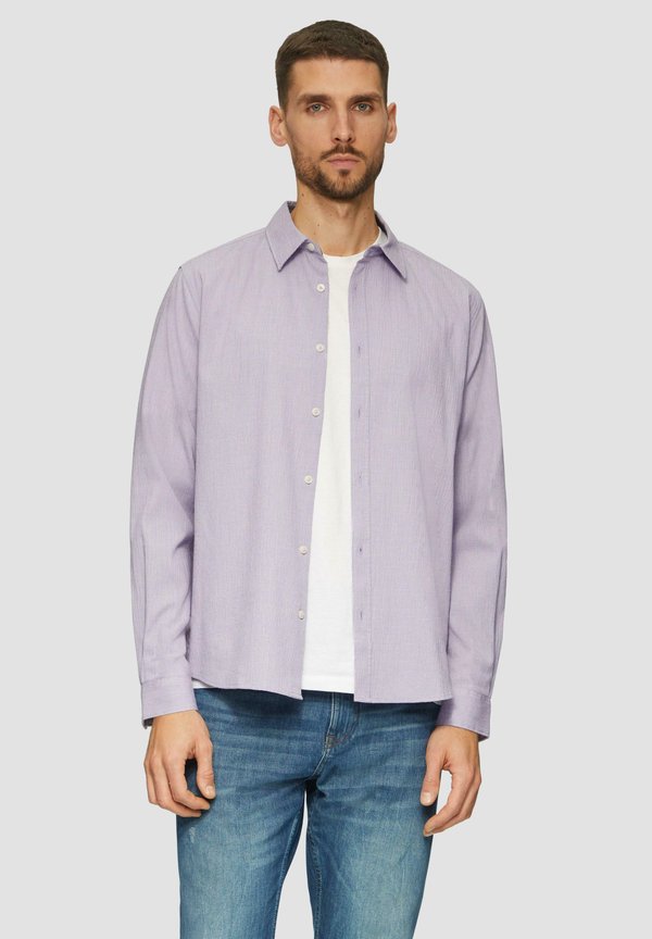 s.Oliver KARIERTES AUS SEERSUCKER - Shirt - lavendel