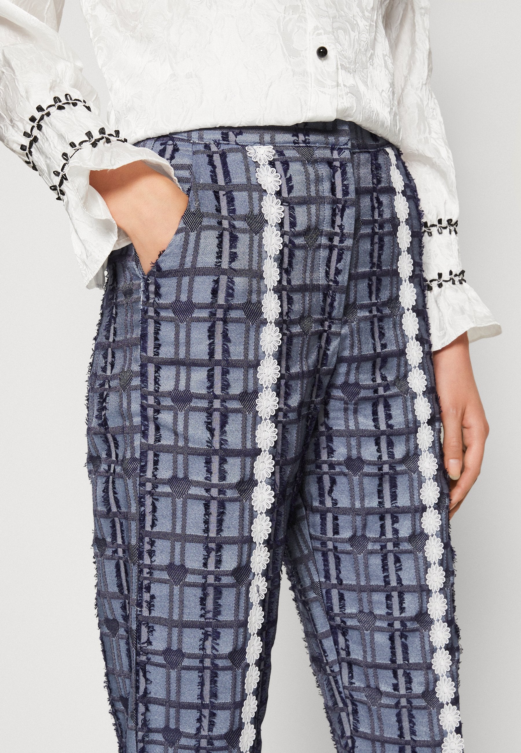 Sister Jane RODEO DAISY TRIMMED TROUSERS