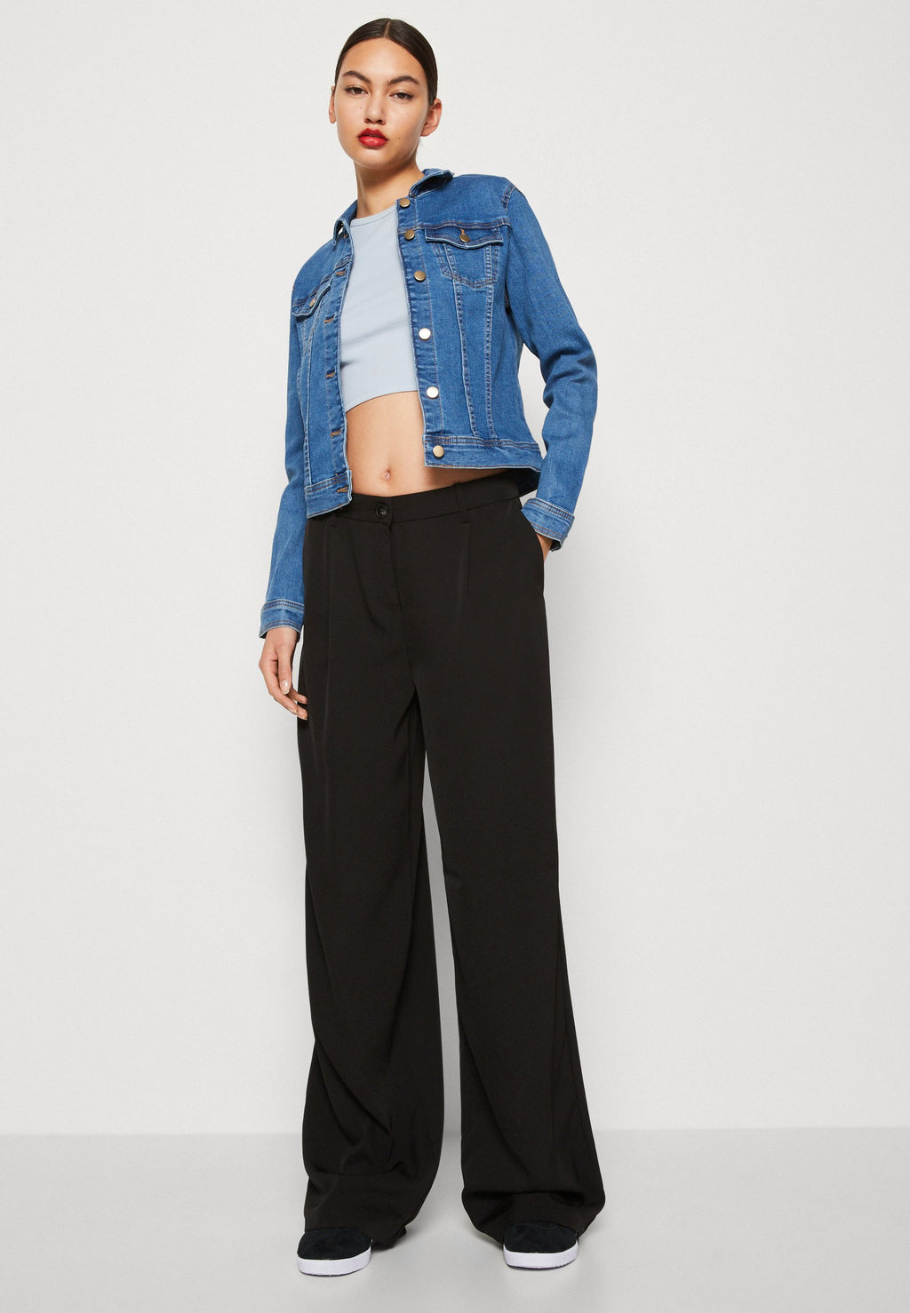 Vero Moda Wide leg VMLUNADESI Mid waist