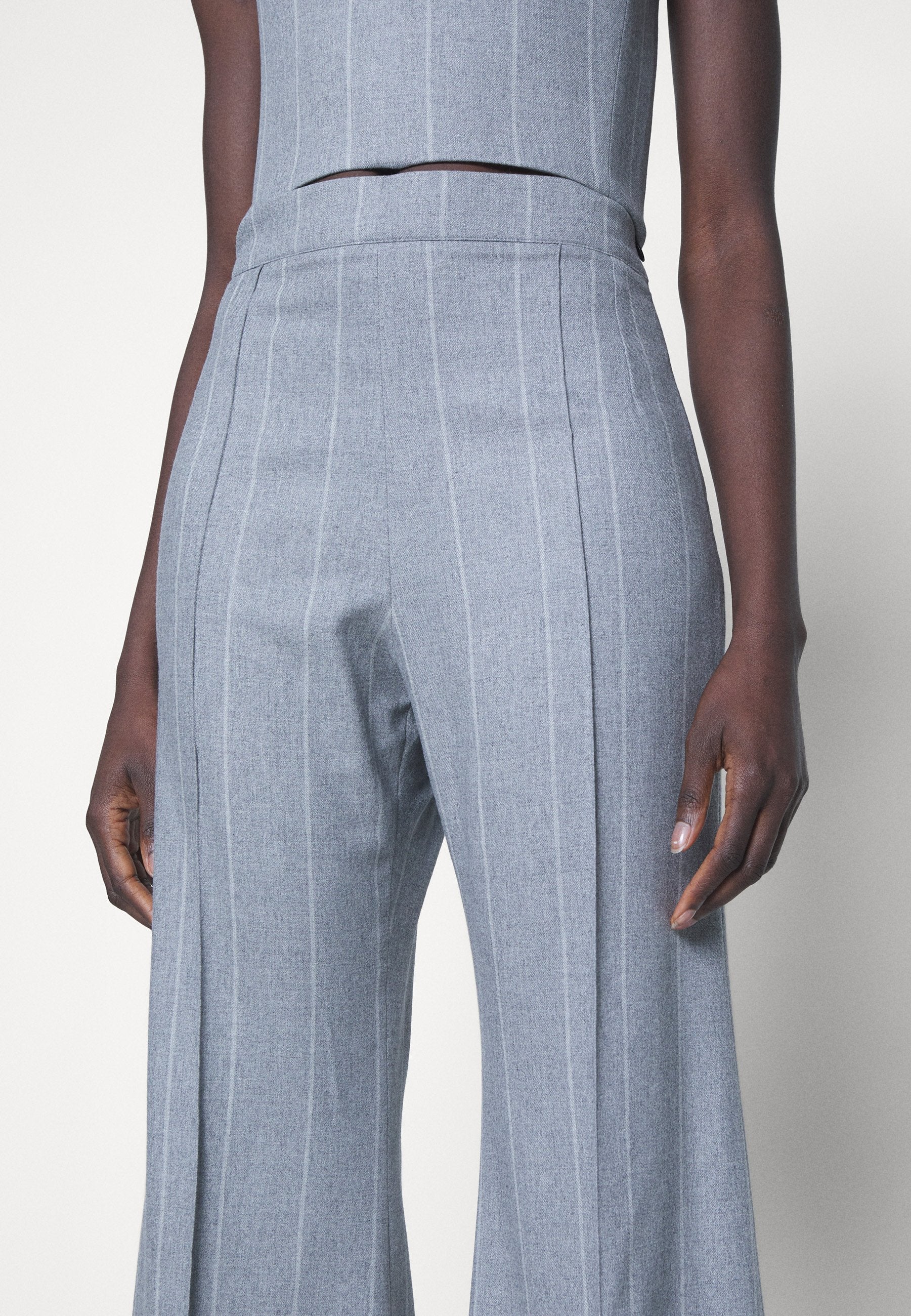 Ioana Ciolacu FITTED FLARED TROUSERS