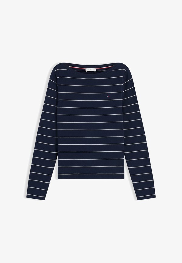 Tommy Hilfiger FULL NEEDLE BOAT - Jumper - dark night navy/ivory pet