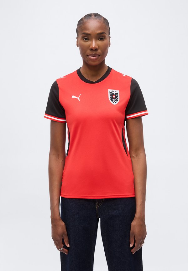 Puma AUSTRIA ÖFB HOME REPLICA  - Football jersey - red/black