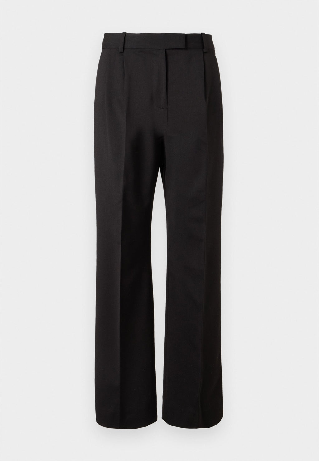TIMELESS WOOL BLEND RELAXED STRAIGHT TROUSERS Media 1