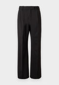 Tommy Hilfiger TIMELESS WOOL BLEND RELAXED STRAIGHT TROUSERS - Trousers - black