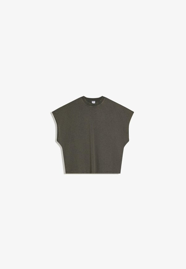 Bershka WORKER OVERSIZE - T-SHIRT 00075120 - Print T-shirt - dark grey
