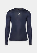 adidas Performance TECHFIT COMPRESSION TRAINING LONG SLEEVE T-SHIRT - Long sleeved top - legend ink