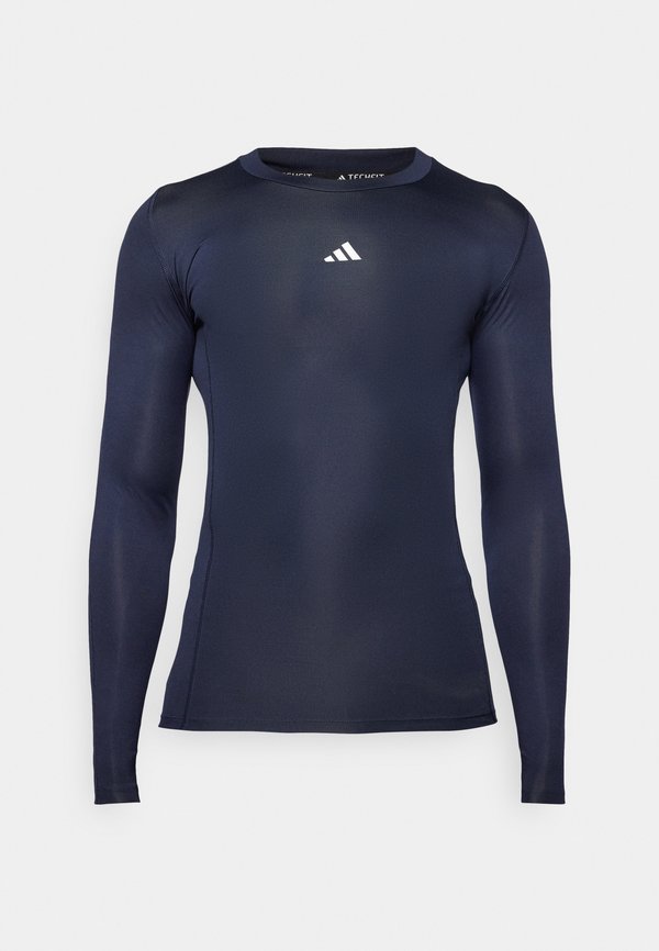 adidas Performance TECHFIT COMPRESSION TRAINING LONG SLEEVE T-SHIRT - Long sleeved top - legend ink