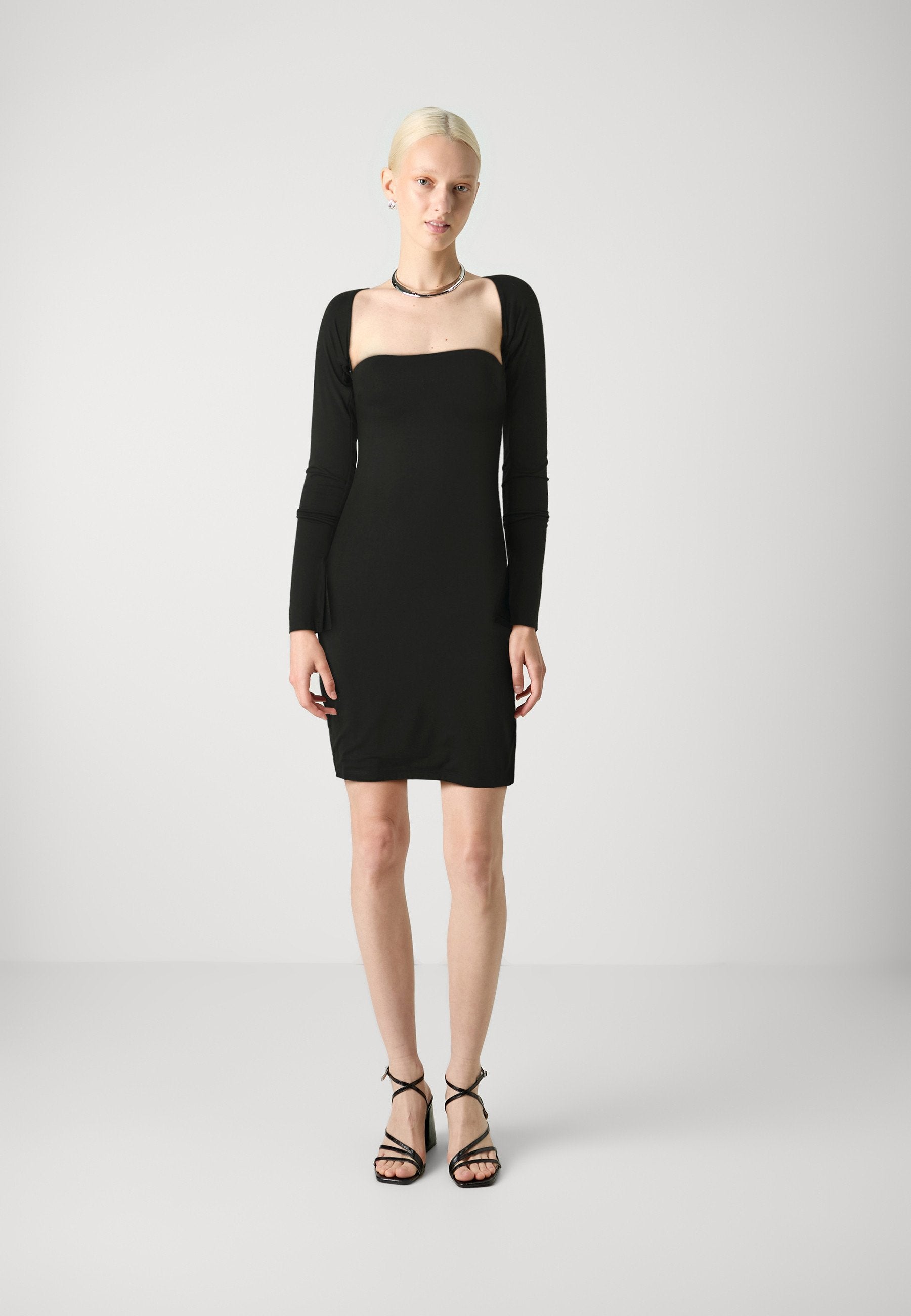 Gina Tricot SQUARE NECK MINI DRESS