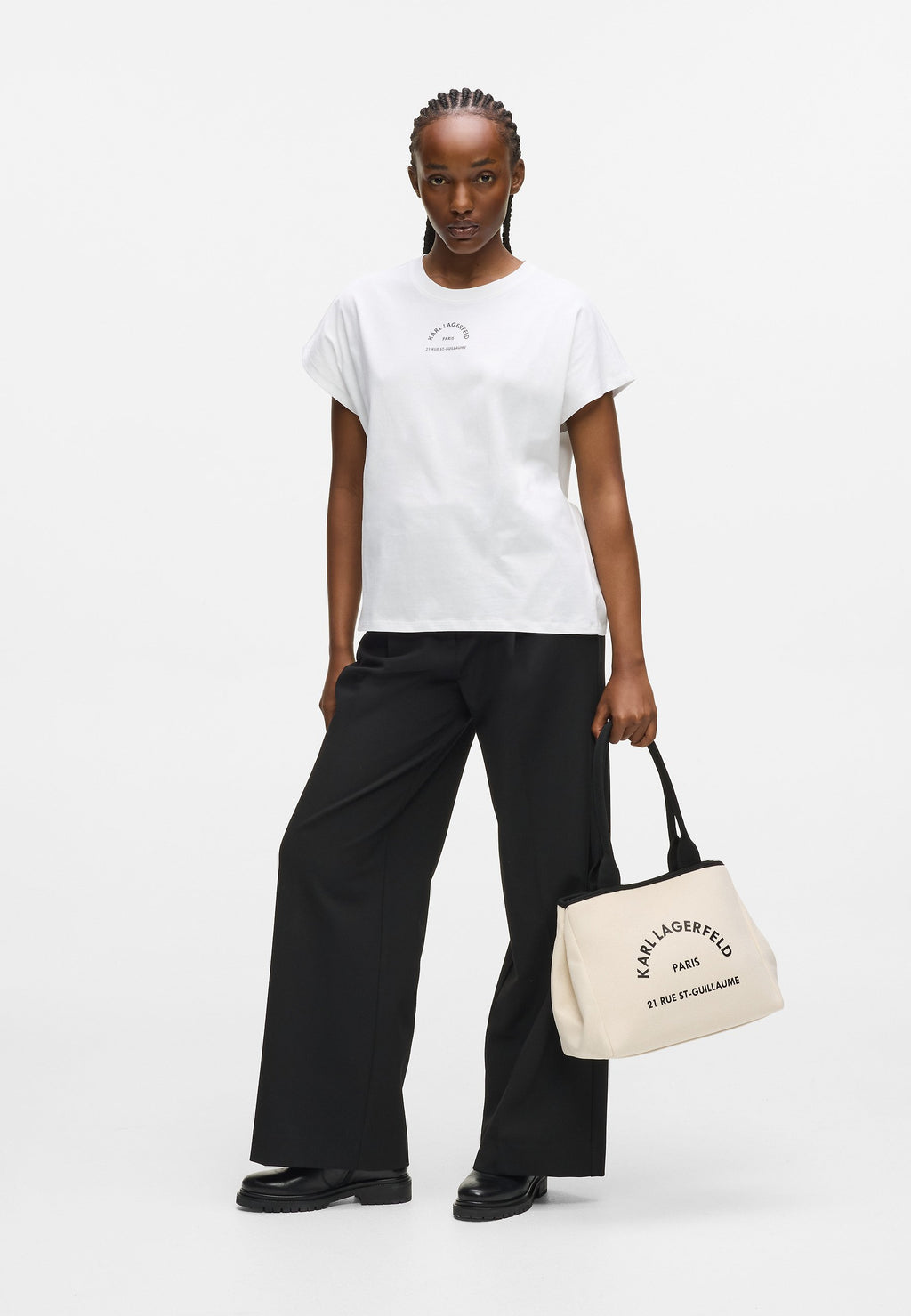 KARL LAGERFELD CONVERTIBLE TRAPEZE