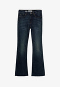 Mango Flared Jeans - dark blue