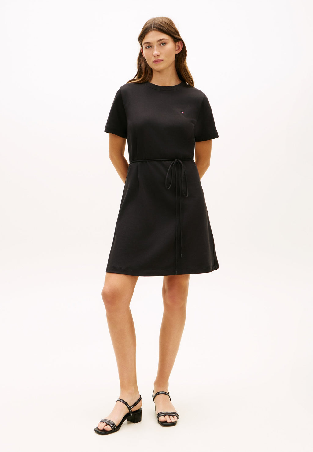 INTERLOCK KNIT MINI T-SHIRT DRESS Media 2