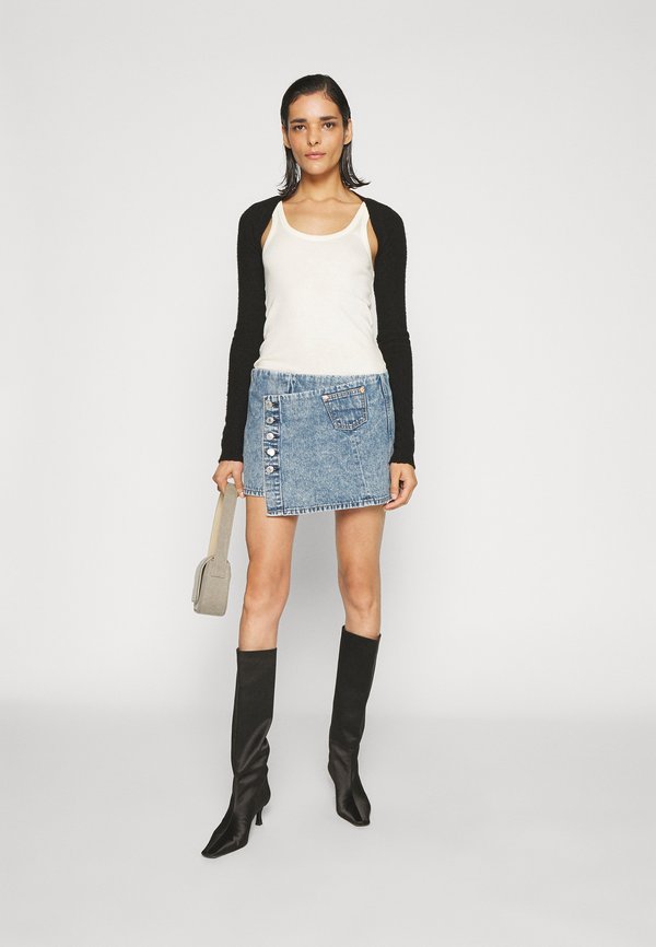 RE/DONE WRAP SKIRT