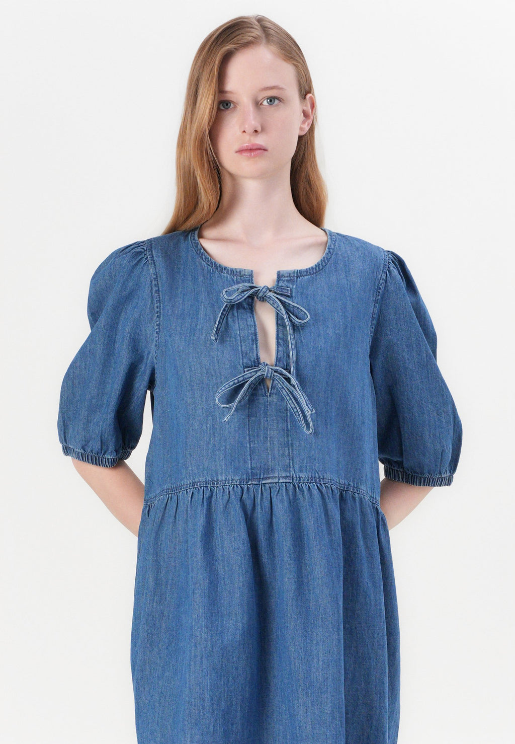 ONLY ONLCLARA PUFF BOW DRESS