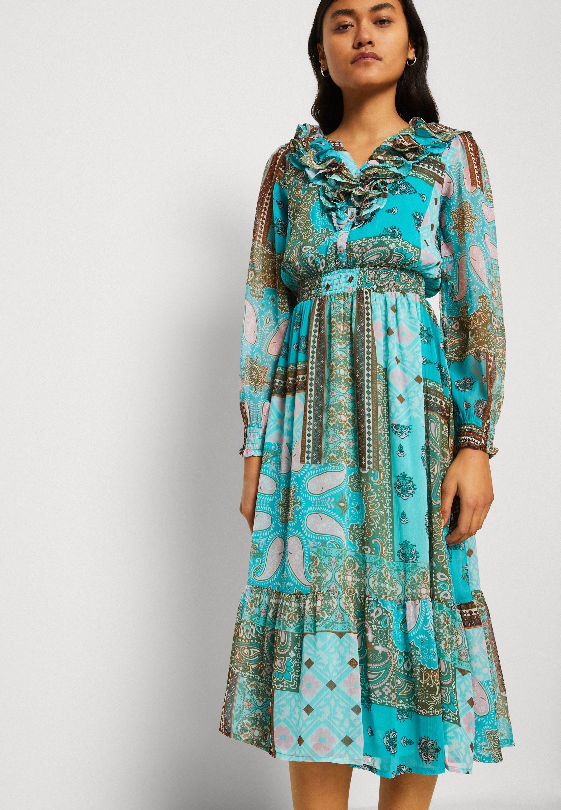 ONLSTELLA PATCH MIDI DRESS Media 5
