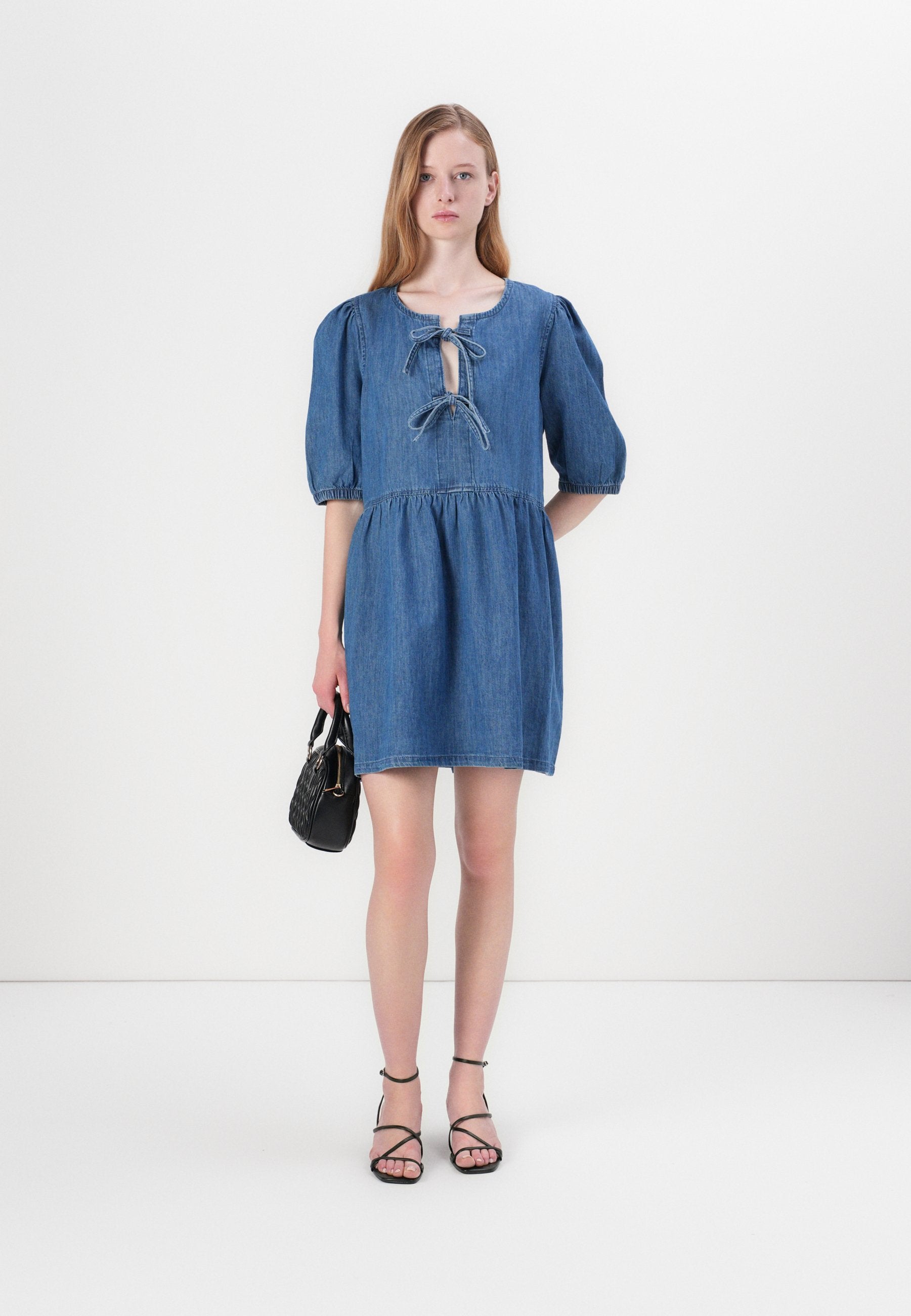 ONLY ONLCLARA PUFF BOW DRESS