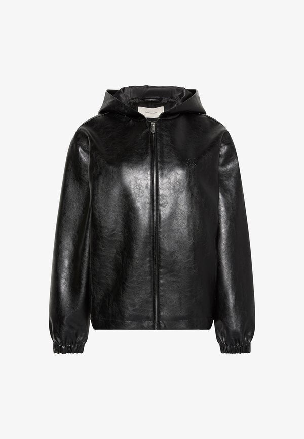 Calvin Klein Jeans Faux leather jacket - black