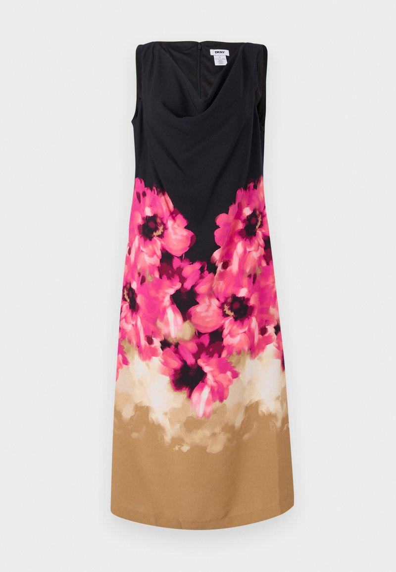 PLACED PRINT DRAPE FLARE MAXI Media 1