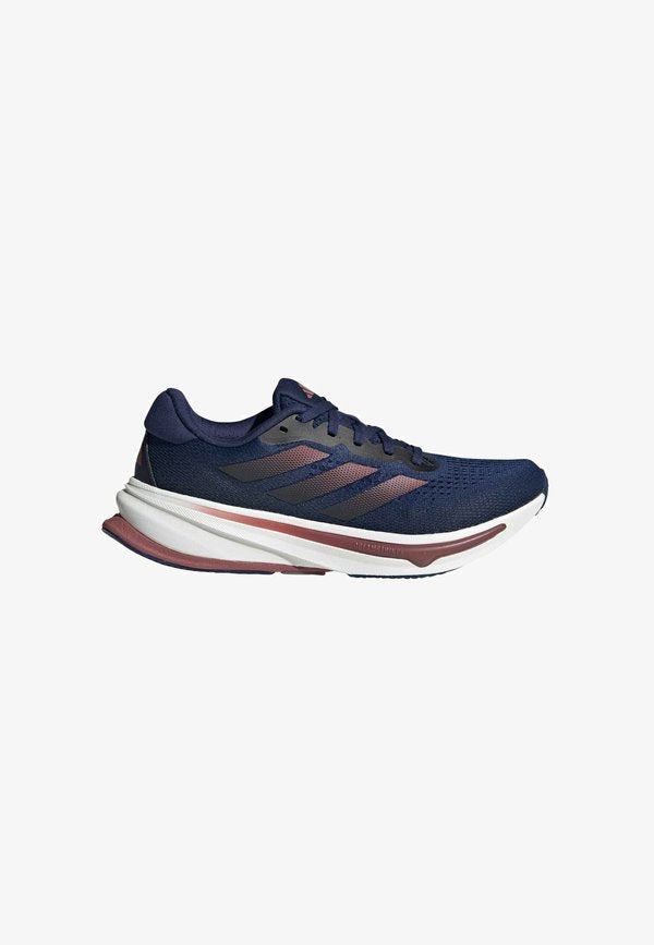 adidas Performance SUPERNOVA RISE W - Road running shoes - dark blue   preloved crimson   cloud white