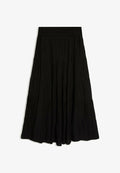 Bershka FOLD-OVER WAIST - MIDI SKIRT 01701335 - A-line skirt - black