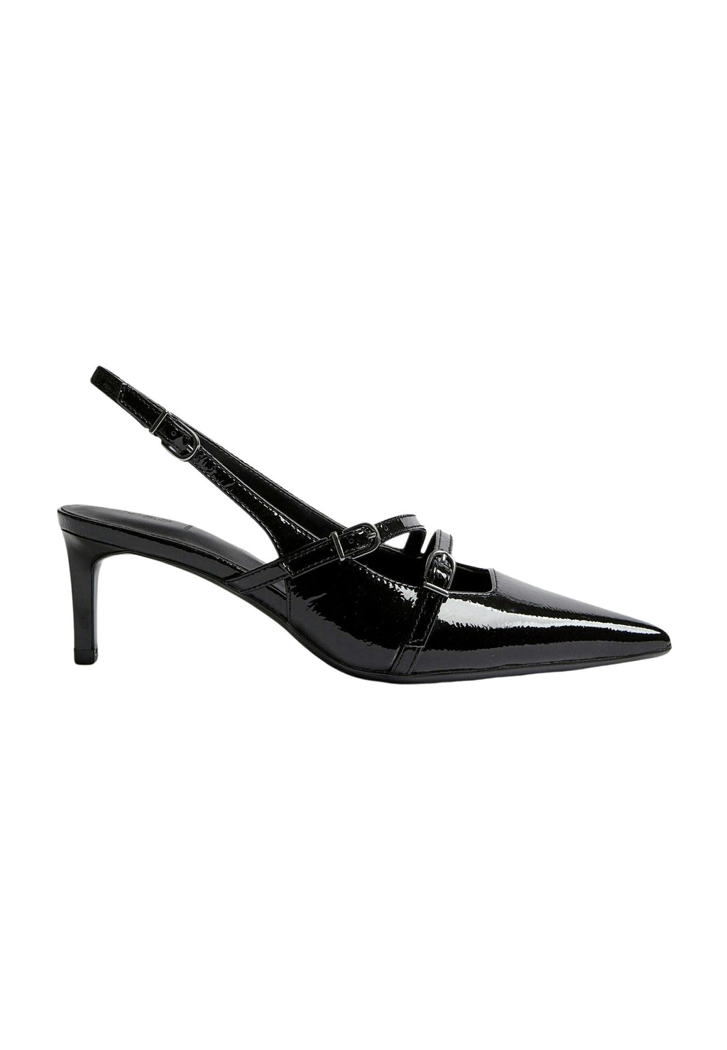 Marks & Spencer BUCKLE KITTEN HEEL SLINGBACKS