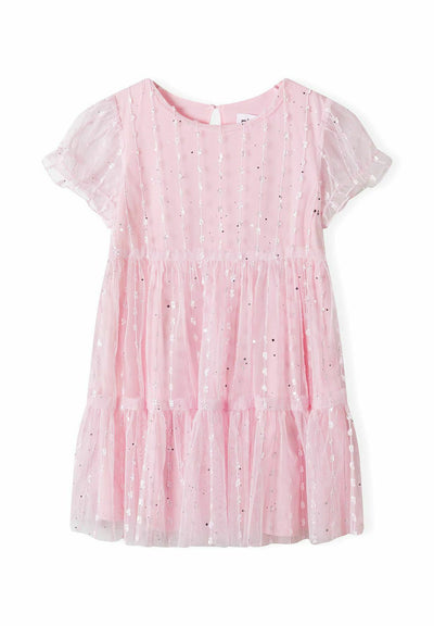 MINOTI SPARKLE SEQUIN SHORT SLEEVE - PARTY