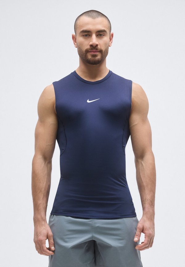 Nike Performance TIGHT - Undershirt - obsidian/white