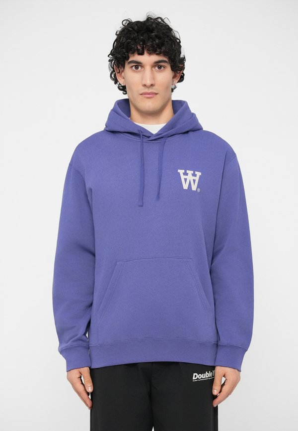 DOUBLE A BY W.W. CASS CHEST PRINT HOODIE UNISEX