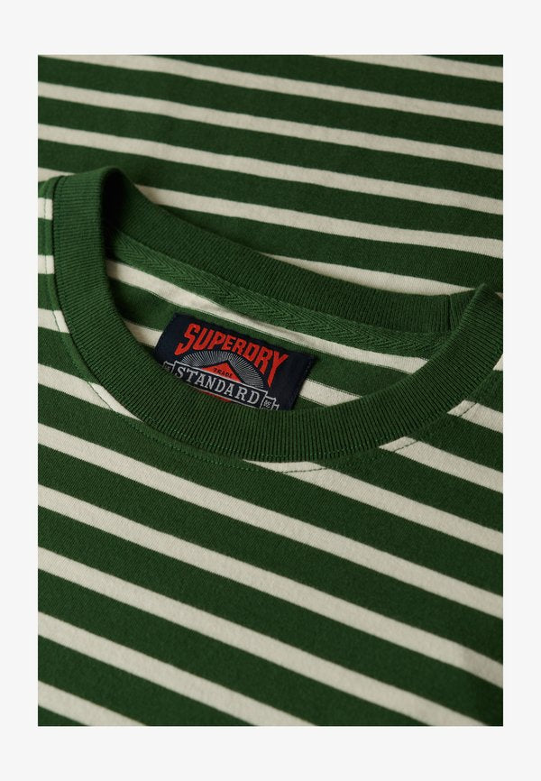 Superdry & Co MERCHANT - Print T-shirt - green stripe
