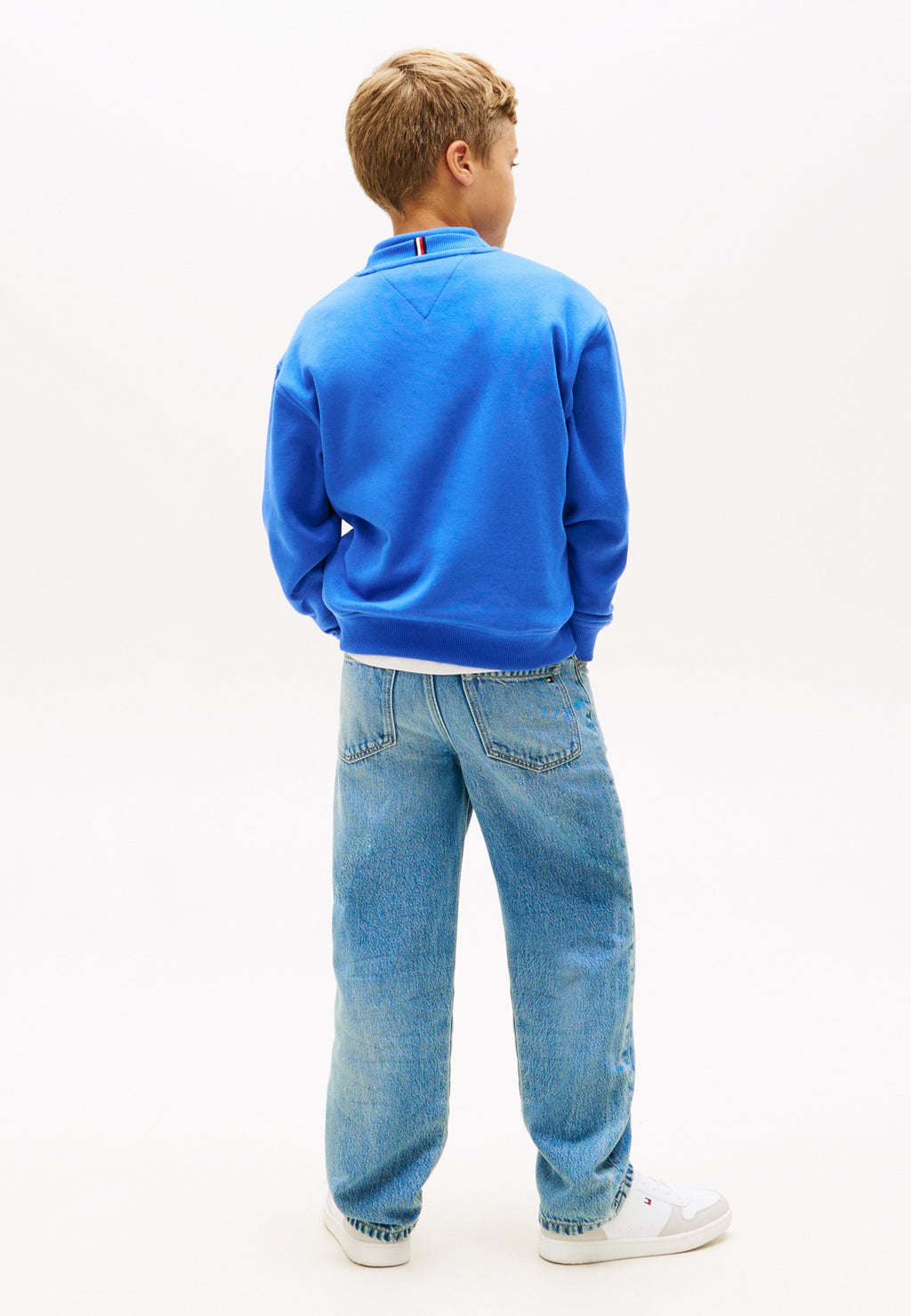 LOGO EMBROIDERY TERRY CREW NECK SWEATSHIRT Media 4