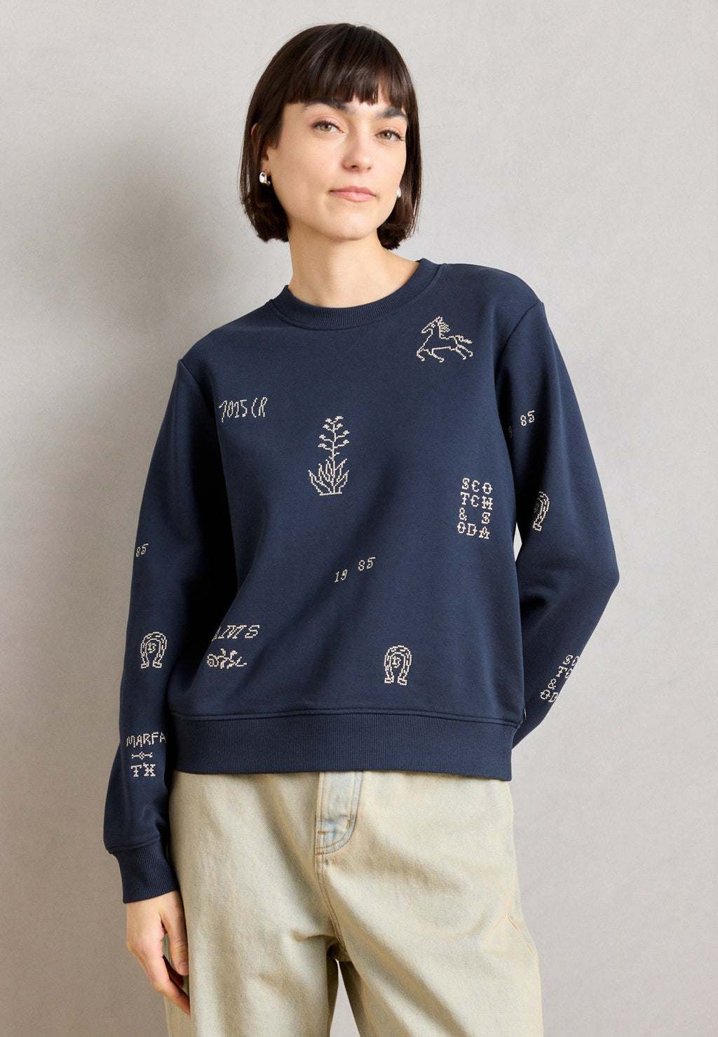 Scotch & Soda EMBROIDERED REGULAR FIT