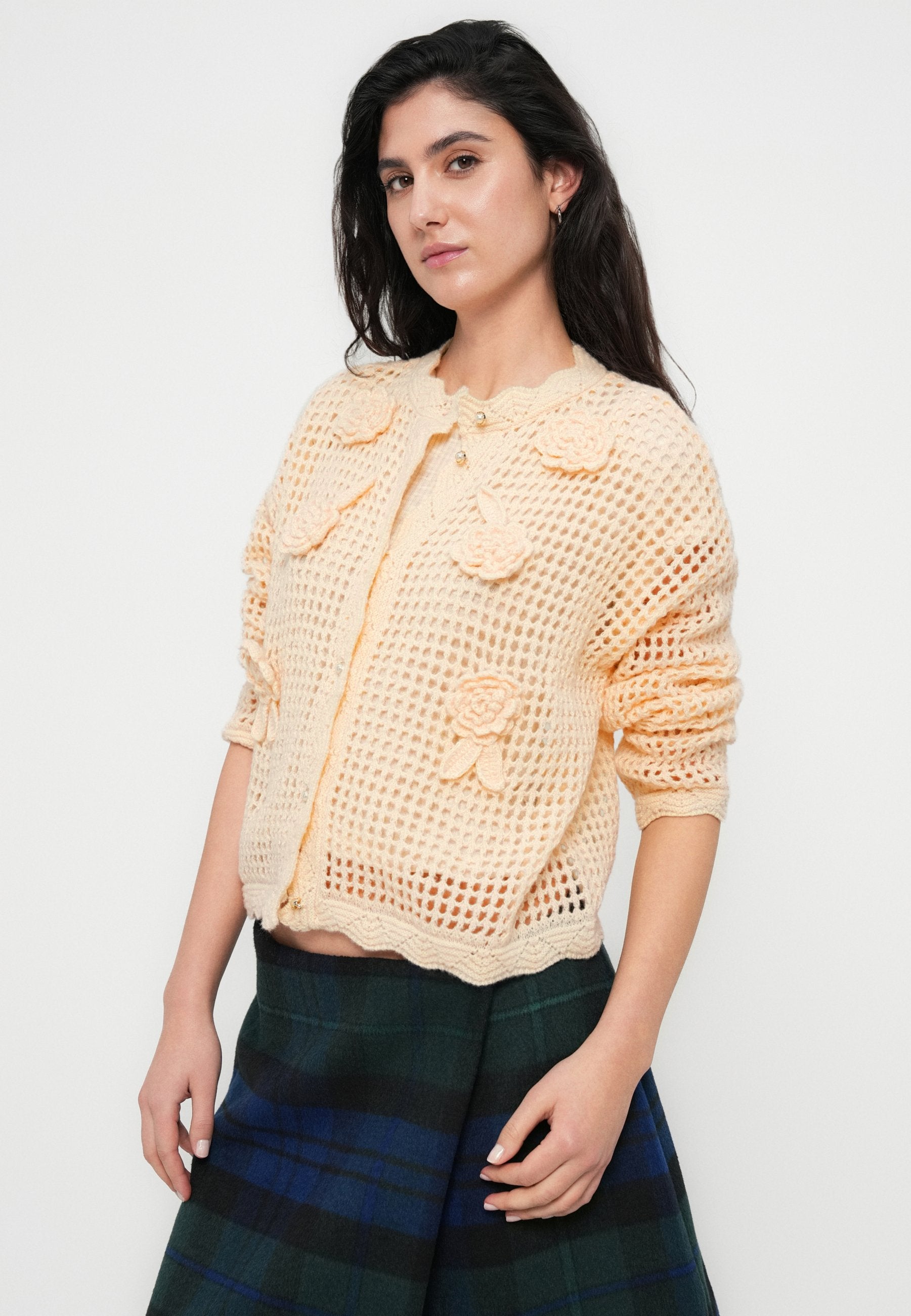 VILA Knitted VIENNY Buttoned